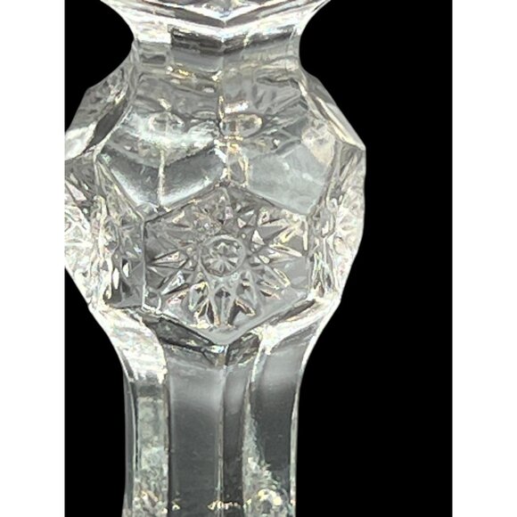 Vintage Viking Dalzel Candlesticks Clear crystal - Picture 6 of 8